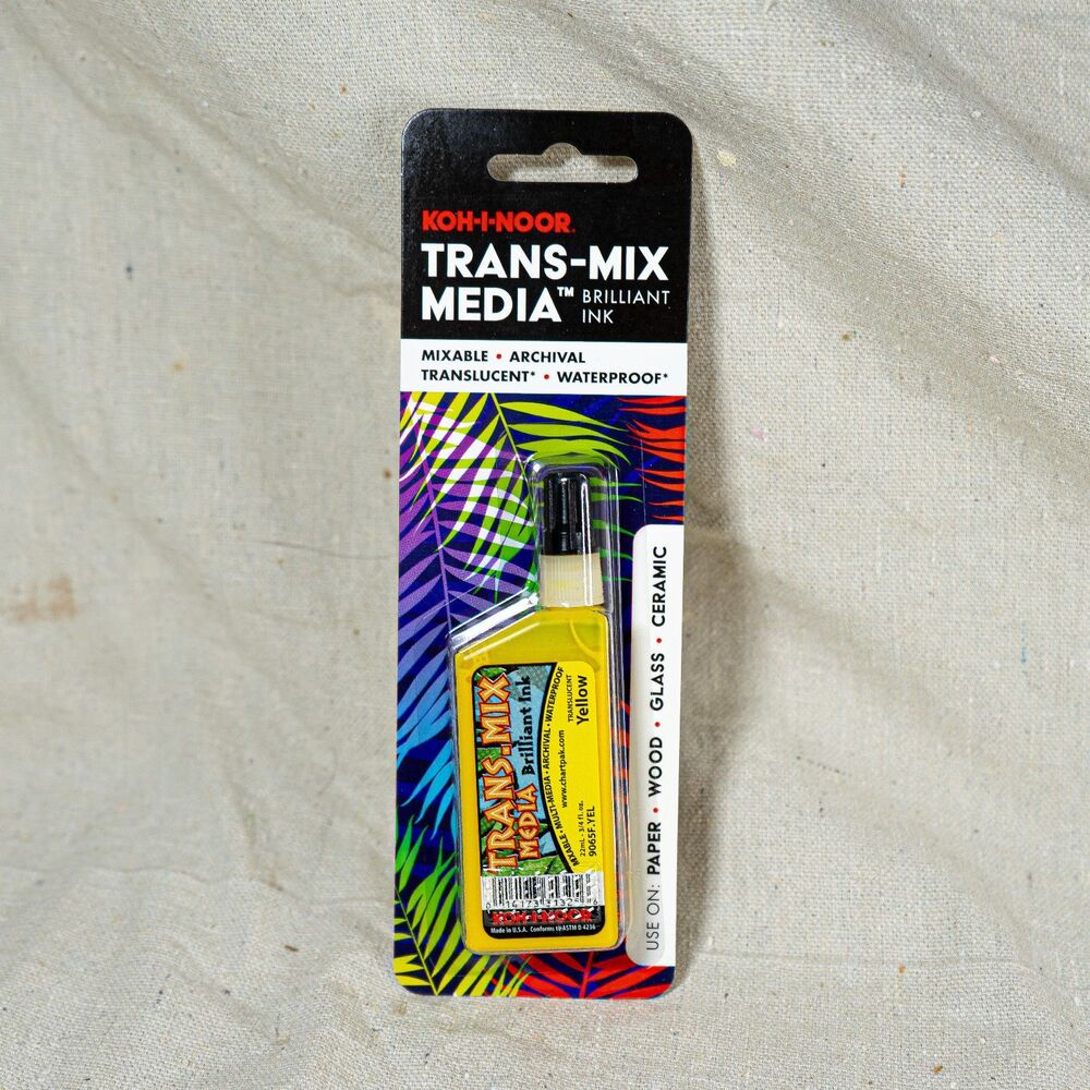 Koh-i-noor Transmedia Brilliant Ink Yellow Rapidograph Pen Refills